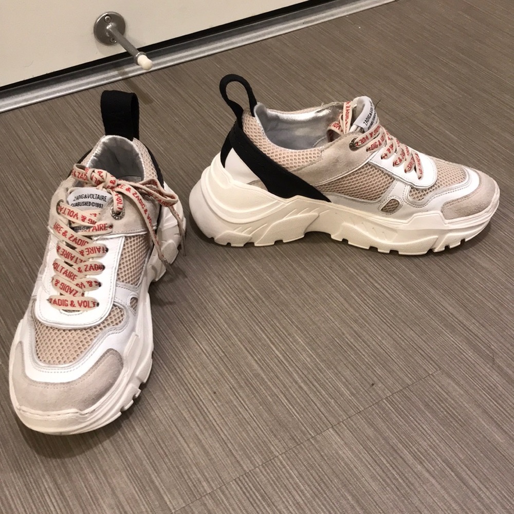 Zadig & Voltaire super platform “dad” sneakers 38